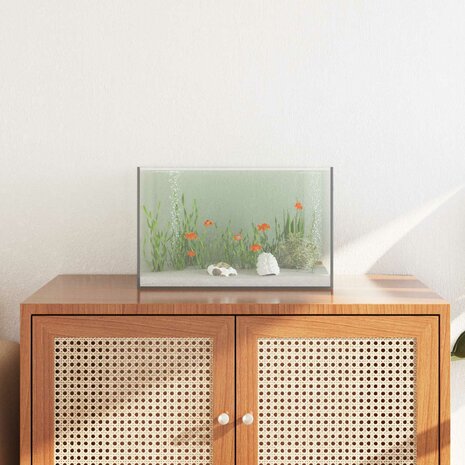 Aquarium met opslag Doorzichtig 40 x 25 x 25 cm Glas 1