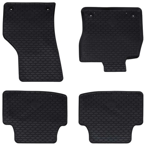 Automat 4 pcs Zwart Rubber 1