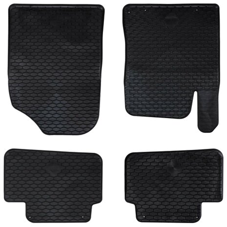 Automat 4 pcs Zwart geschikt voor Hyundai i30 2017 Rubber 1