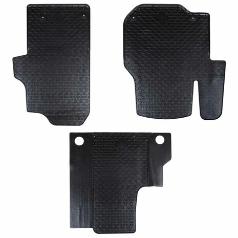Automat 3 pcs Zwart geschikt voor VW CRAFTER 2017- Rubber 1