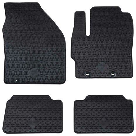 Automat 4 pcs Zwart Geschikt voor Toyota YARIS 2020- 1