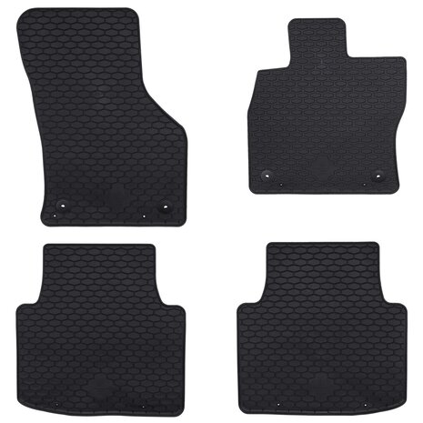 Automat 4 pcs Zwart Rubber 1