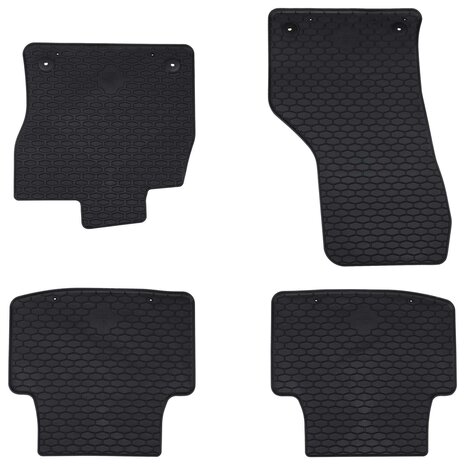 Automat 4 pcs Zwart Rubber 1
