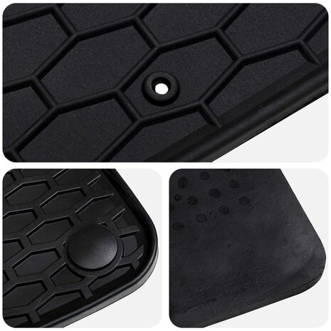 Automat 4 pcs Zwart geschikt voor MERCEDES a 2018- Rubber 6