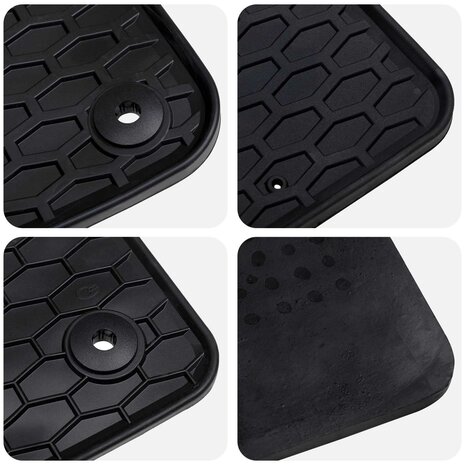 Automat 4 pcs Zwart Rubber 6