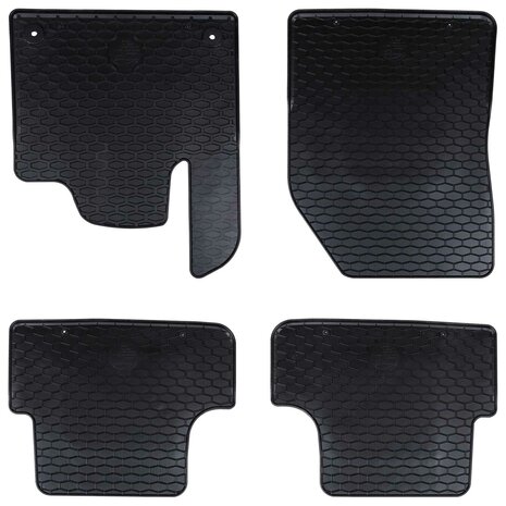 Automat 4 pcs Zwart Rubber 1