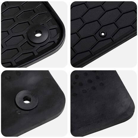 Automat 4 pcs Zwart Rubber 6
