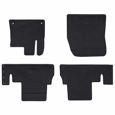 Automat 4 pcs Zwart Rubber 1