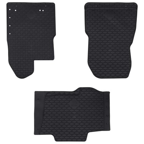 Automat 3 pcs Zwart Rubber 1