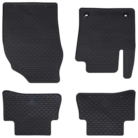 Automat 4 pcs Zwart Rubber 1