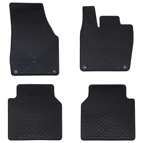 Automat 4 pcs Zwart geschikt voor VW ID.7 2023- Rubber 1
