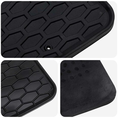 Automat 4 pcs Zwart Rubber 6