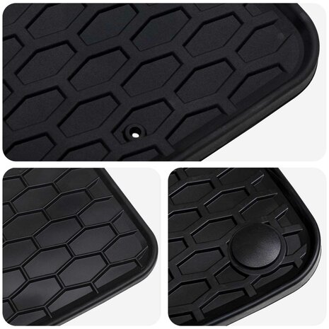 Automat 4 pcs Zwart Rubber 6