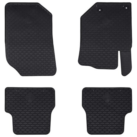 Automat 4 pcs Zwart geschikt voor DS3 2019- Rubber 1