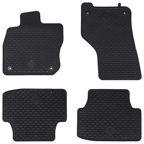 Automat 4 pcs Zwart Rubber 1