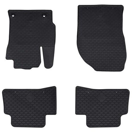 Automat 4 pcs Zwart Rubber 1