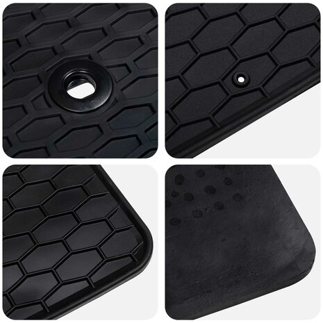 Automat 4 pcs Zwart Rubber 6