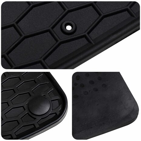 Automat 4 pcs Zwart geschikt voor GLC 2023- Rubber 6