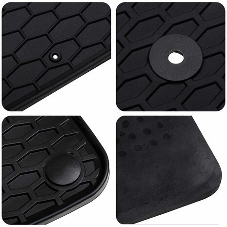 Automat 4 pcs Zwart geschikt voor Ford Focus 2018- 4D Aft. 6