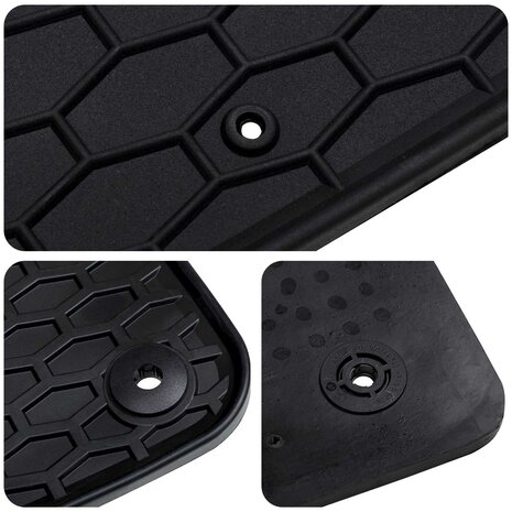 Automat 4 pcs Zwart geschikt voor FABIA III 2014-2022 6