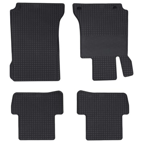 Automat 4 pcs Zwart Rubber 1