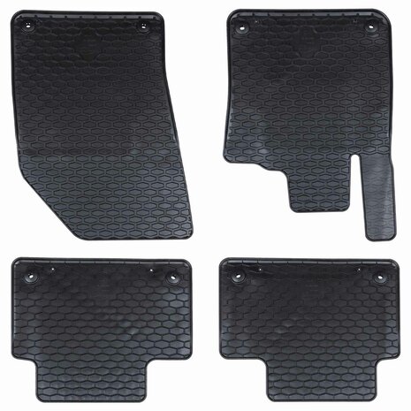 Automat 4 pcs Zwart Rubber 1