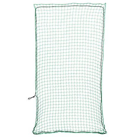 Aanhangwagennet elastisch touw 7x3,5 m polypropeen groen 1