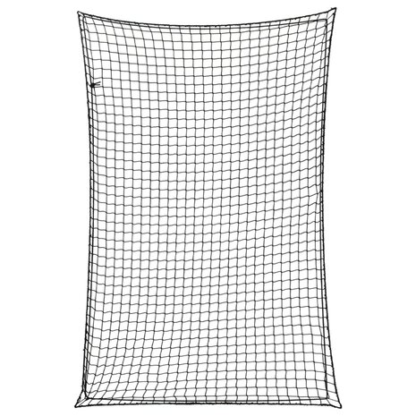 Aanhangwagennet elastisch touw 3x2 m polypropeen zwart 1