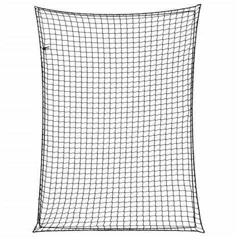 Aanhangwagennet elastisch touw 4x3 m polypropeen zwart 1
