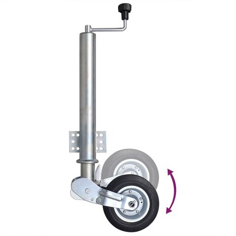 Neuswiel met 2 staanders en 2 spanklemmen 60 mm 3