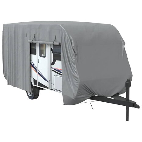 Caravanhoes 550x250x220 cm vliesvlies grijs 2