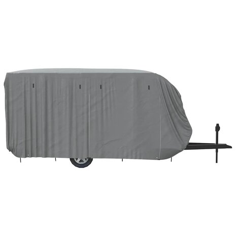 Caravanhoes 550x250x220 cm vliesvlies grijs 7