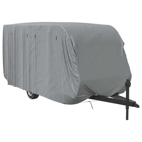 Caravanhoes 610x250x220 cm vliesvlies grijs 4