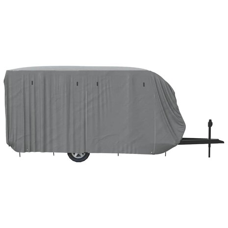 Caravanhoes 610x250x220 cm vliesvlies grijs 7
