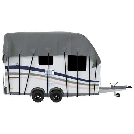 Caravan dakbedekking 500x300 cm vliesvlies grijs 6