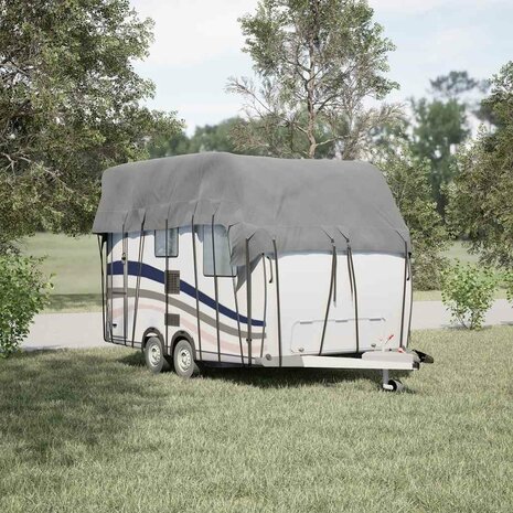 Caravan dakbedekking 600x300 cm vliesvlies grijs 3