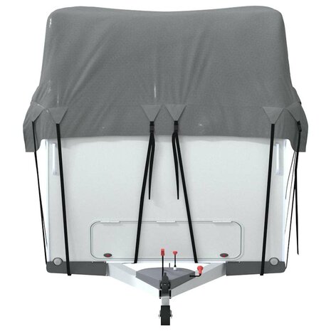 Caravan dakbedekking 700x300 cm vliesvlies grijs 5