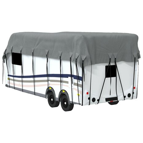 Caravan dakbedekking 700x300 cm vliesvlies grijs 7