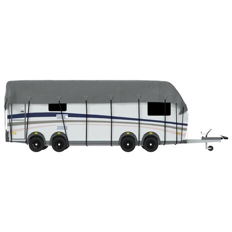 Caravan dakbedekking 1000x300 cm vliesvlies grijs 6