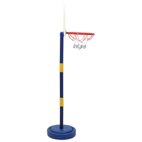 Basketbalstandaard met bal en pomp hoogte verstelbaar 90/121 cm 7