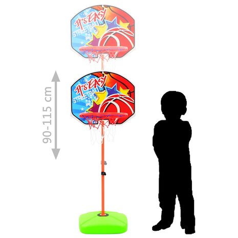 Kinderbasketbalring- en balset 9