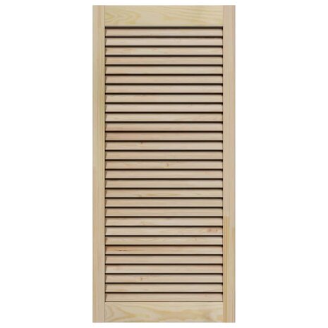 Kastdeur 2 pcs Naturel 49,5 x 2,1 x 110 cm Massief grenenhout 7