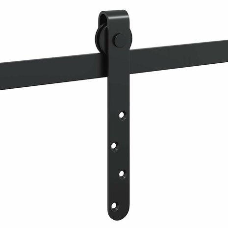 Ophangset voor schuifdeur 91 cm koolstofstaal 9
