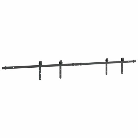 Ophangset voor schuifdeur 183 cm koolstofstaal 7