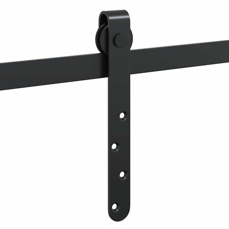 Ophangset voor schuifdeur 183 cm koolstofstaal 9