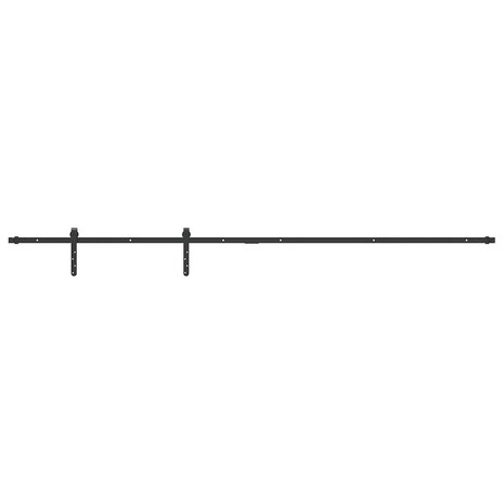 Ophangset voor schuifdeur 213 cm koolstofstaal 2