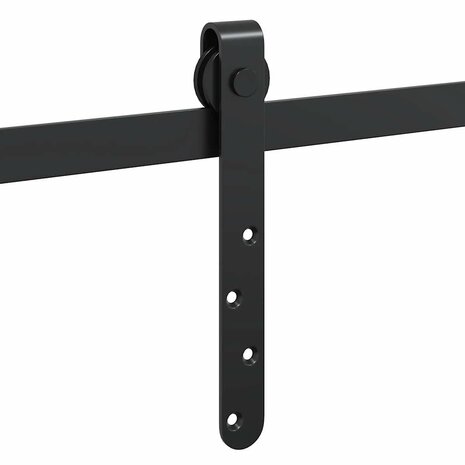 Ophangset voor schuifdeur 213 cm koolstofstaal 9