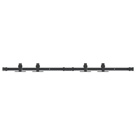 Ophangset voor schuifdeur 122 cm koolstofstaal 2
