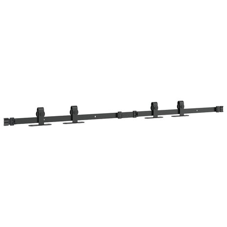 Ophangset voor schuifdeur 122 cm koolstofstaal 5