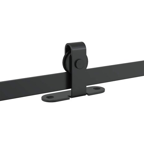 Ophangset voor schuifdeur 122 cm koolstofstaal 9